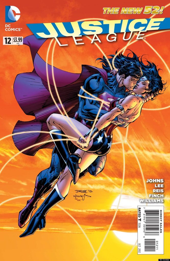 Корицата на Justice League изданието #12, който излиза на пазара в САЩ на печат и дигитално в сряда, 29 август.