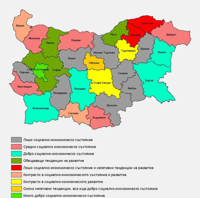 ИПИ: Само 3-4 области в България са в добро състояние