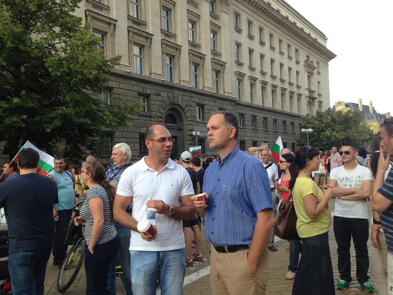 Георги Кадиев дойде на протеста