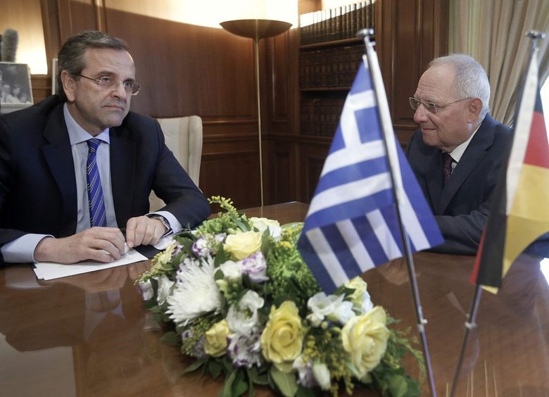 Шойбле се срещна и с гръцкия премиер Андонис Самарас