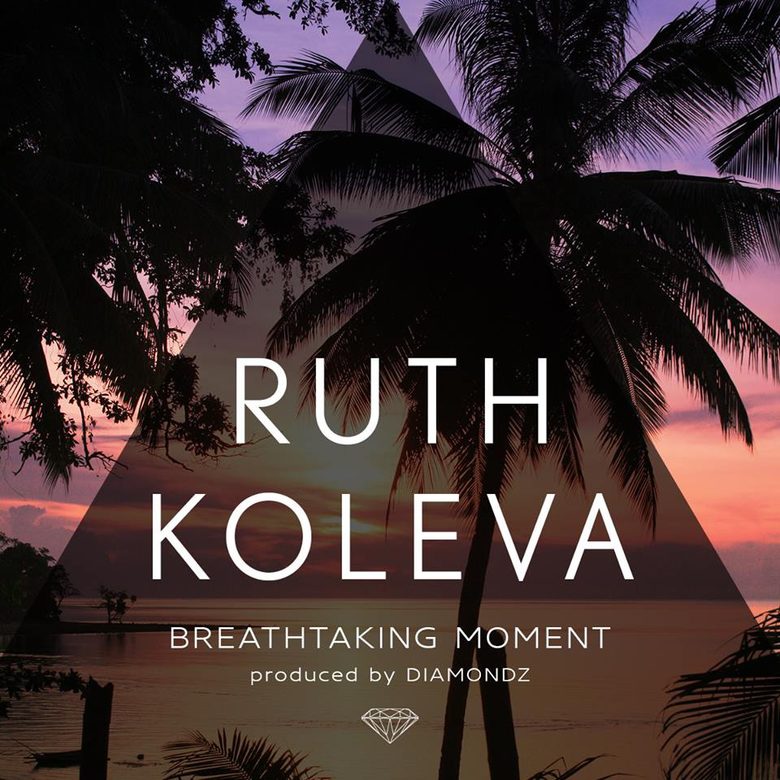 Обложката на новата песен Breathtaking Moment на Рут Колева, продуцирана от Diamondz