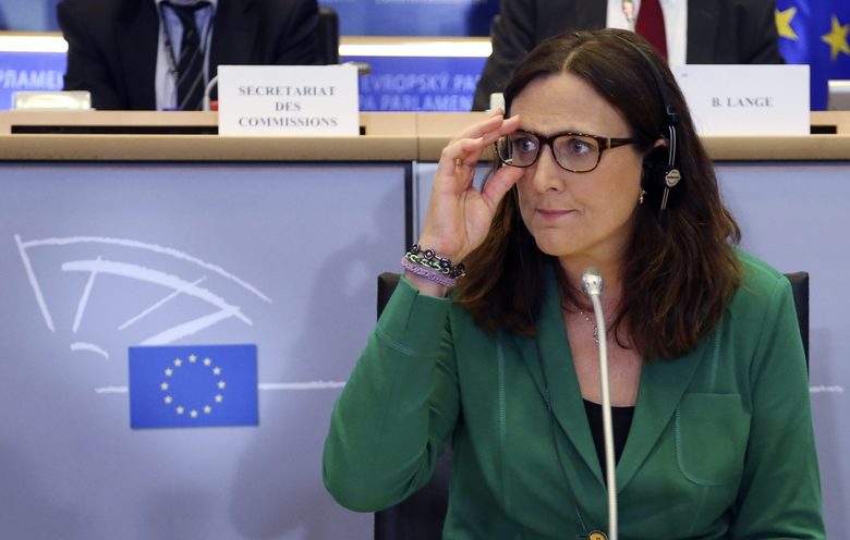 Сесилия Малмстрьом: Русия не може да променя търговски сделки на ЕС