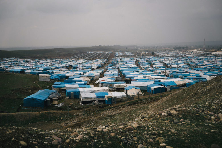 Лагерът е трябвало да бъде временен, но сега вече се се строят сгради, които да заменят белите палатки на Върховния комисариат на ООН за бежанците (ВКБООН)