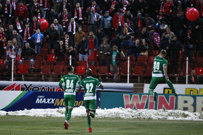 ЦСКА е на полуфинал за купата след драматичен успех над "Лудогорец" на "Армията"