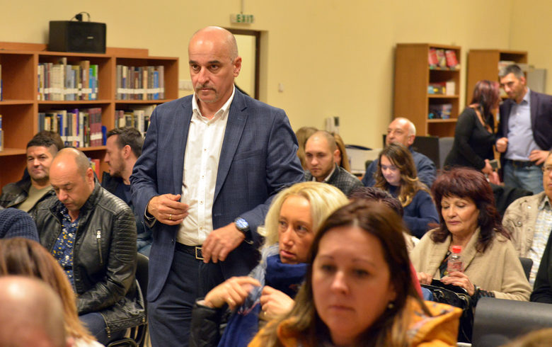 Николай Стойнев на срещата между общината и бизнес