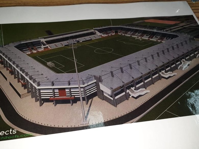 От "Локомотив" показаха на Борисов проект как трябва да изглежда стадионът.