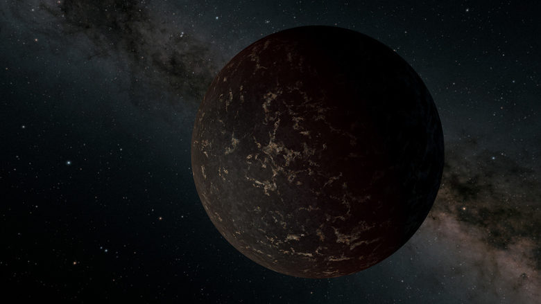 Скалиста планета (LHS 3844b) без атмосфера, открита от TESS, на 46 светлинни години от Земята.