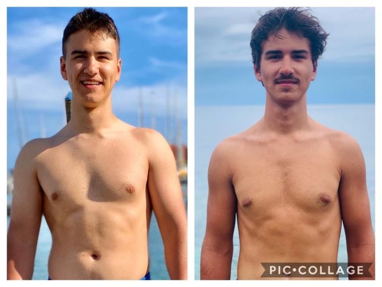 Преди и след с Максим Иванов, който отслабна с 14 кг по време на мисията