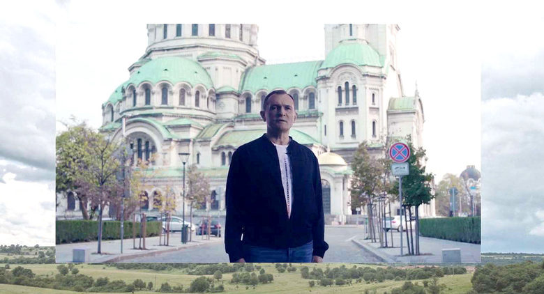 Васил Божков беше записан във видеоизявление на фона на храм-паметника "Александър Невски".