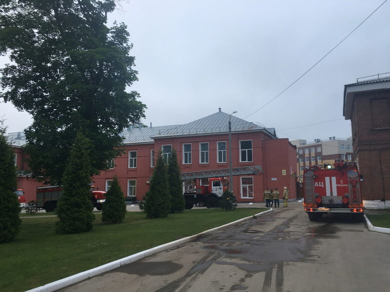 Болницата в Рязан, където пожар избухна в интензивното отделение