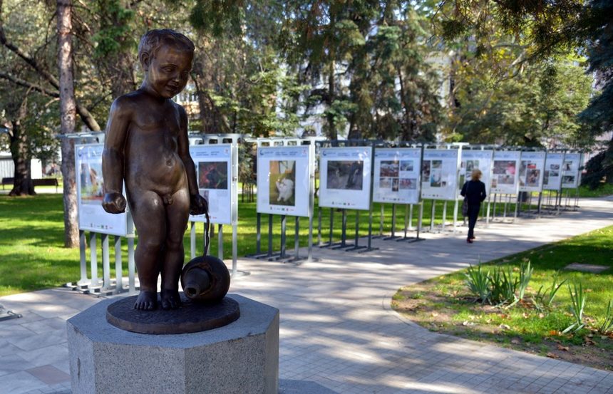 Коритата на чешмата са направени от витошки гранит, а фигурата на момченцето, която беше открадната, е възстановена по снимки и модел, даден от семейството на автора - Васил Зидаров.