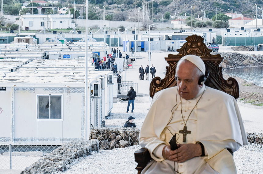 Папа Франциск, който е на визита в Гърция от вчера, посети тази сутрин бежанския лагер "Кара тепе" на остров Лесбос, съобщи гръцката телевизия Скай. "Тук съм, за да видя лицата ви, за да ви погледна в очите. (Това са) очи, пълни със страх и очакване, очи, които са видели насилие и бедност", каза папата пред кандидатите за убежище. Франциск подчерта, че миграцията е проблем на целия свят, като отбеляза, че в Европа има такива, които упорстват да гледат на проблема като на въпрос, който не ги засяга.