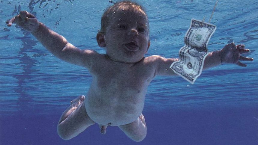 Част от обложката на Nevermind