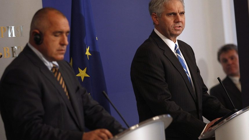 Премиерът Бойко Борисов и директорът на Сикрет Сървис на САЩ Марк Съливан