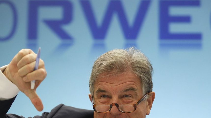 Компанията на Юрген Гросман (на снимката) RWE също е сред уличените във фалшификация на документи