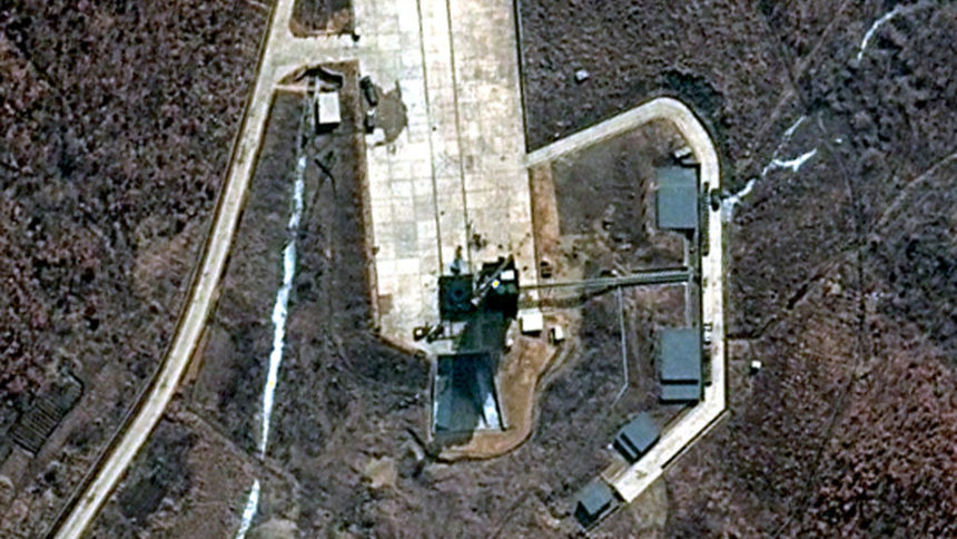 Обектът Тончан-ри, откъдето ще бъде изстреляна ракетата