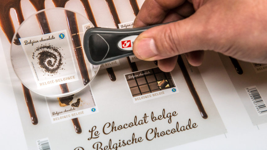 Белгия пусна пощенски марки с вкус на шоколад