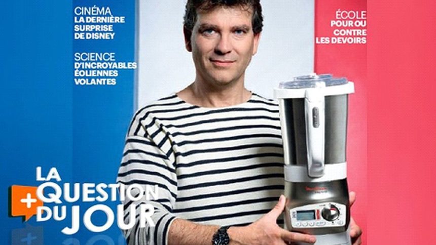 Рекламата с министър Монтебур в подкрепа на френското производство.