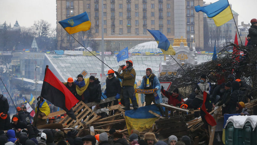 Четвърт милион евро събрали протестиращите в Украйна, за да организират митингите си
