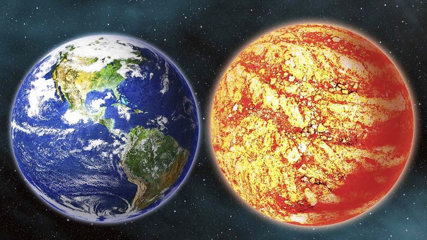 Така вероятно изглежда планетата Kepler-78B според центъра за астрофизика в Харвард, която е първата наподобяваща Земята по размери и плътност.