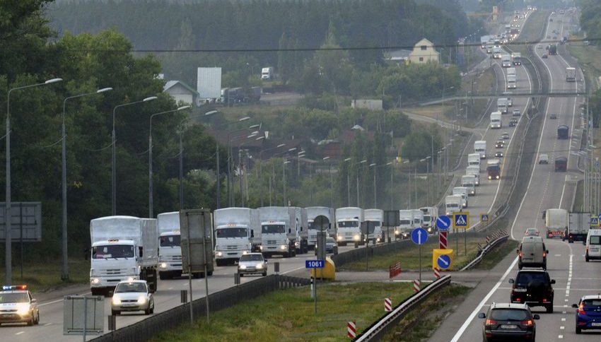 Москва смята за абсурдни изявленията, че хуманитарният конвой ще бъде претекст за нахлуване