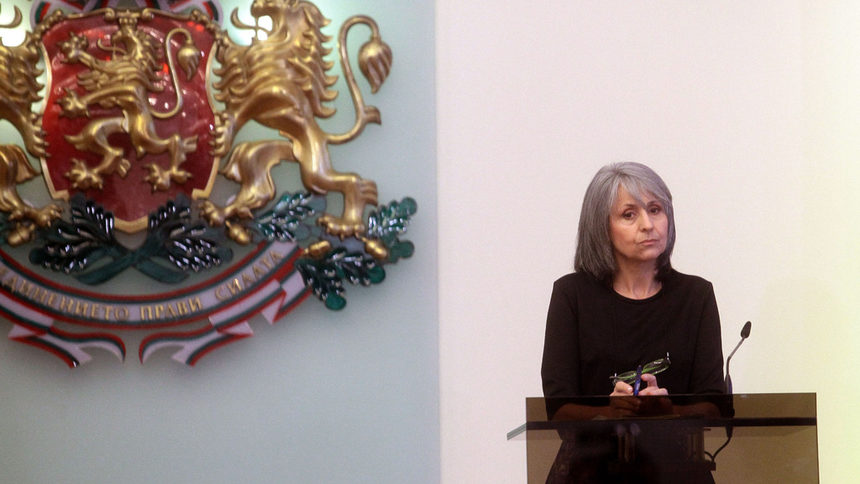 Вицепрезидентът Маргарита Попова