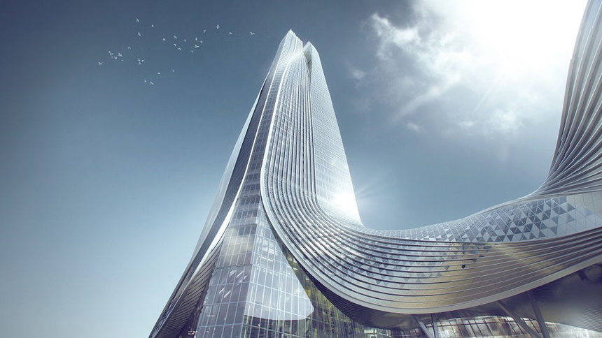 Китайски шедьовър с дракони вдъхнови създателите на небостъргач в Джухай