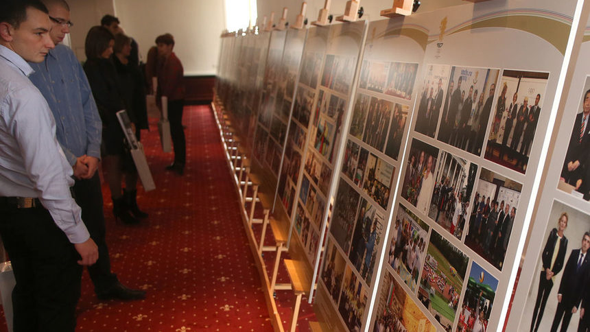 Изложбата с кадри от историята на олимпизма в България е подредена в х-л "Кемпински Зографски"