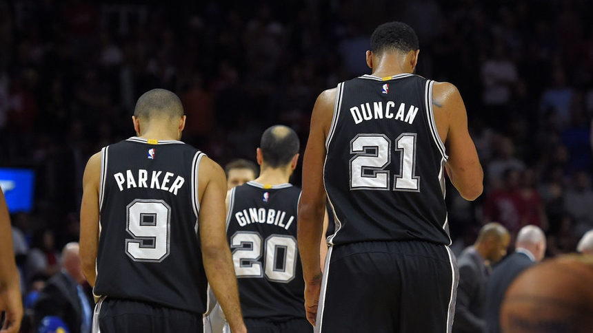 Паркър, Джинобили и Дънкан са второто най-успешно трио в историята на НБА