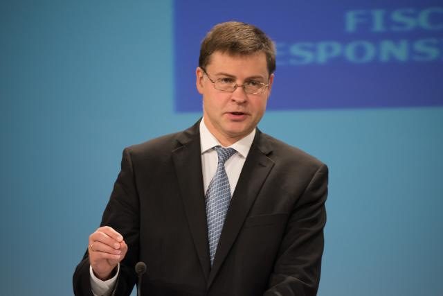 Валдис Домбровскис - зам.-председател на Европейската комисия за еврото и социалния диалог
