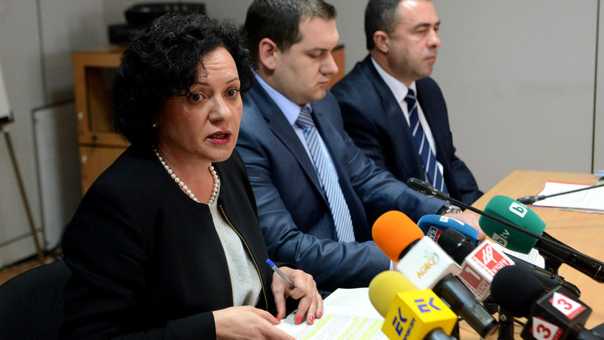 Министърът на околната среда и водите Ивелина Василева отчете 100-те дни управление във вторник (17 февруари 2015 г.)