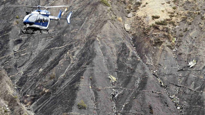 Вторият пилот, германец на 28 години, съзнателно е разбил самолета на Germanwings