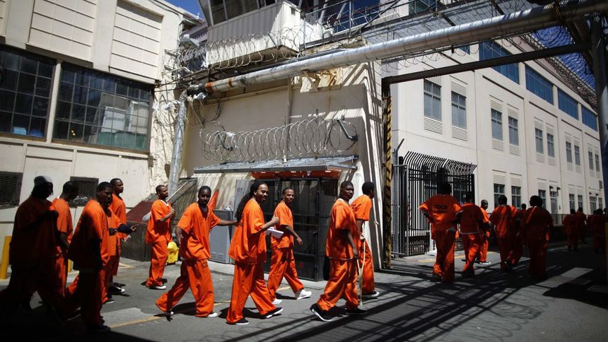 Затворът "Сан Куентин" в Калифорния.