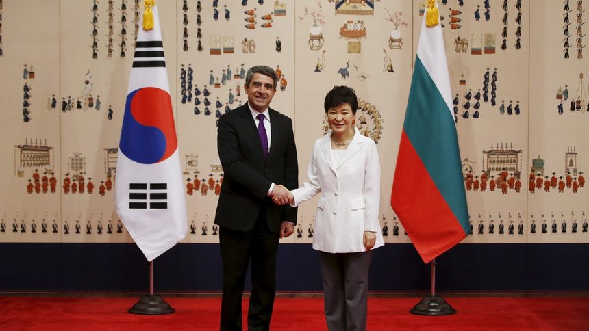 Росен Плевнелив на среща с президента на Южна Корея Парк Гуен-хуа
