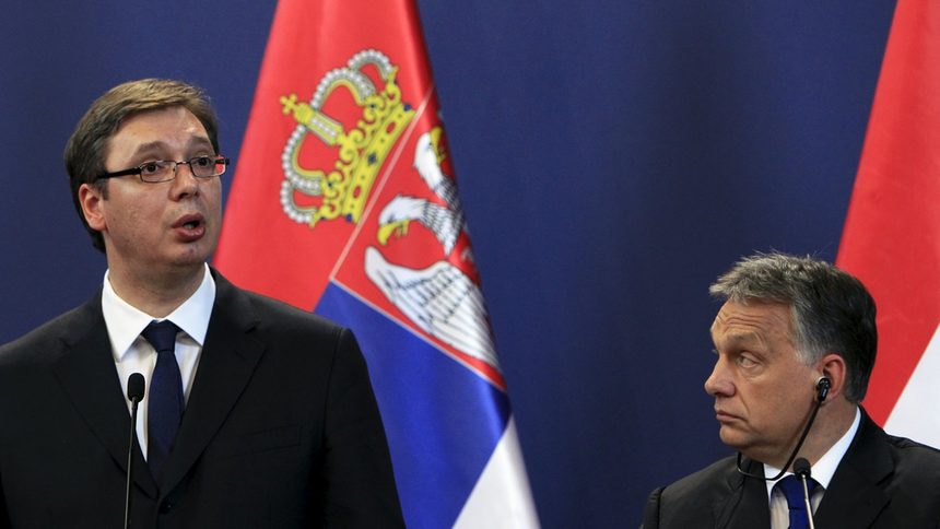 Вучич и Орбан се срещнаха в Будапеща, за да обсъдят ситуацията с бежанската криза.