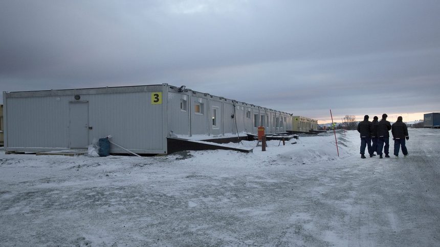 Бежански център в Норвегия.
