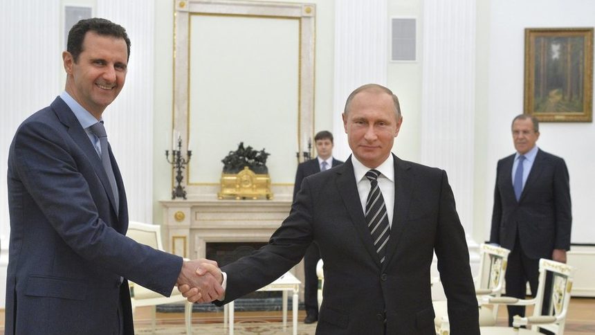Президентите на Сирия и Русия Башар Асад и Владимир Путин