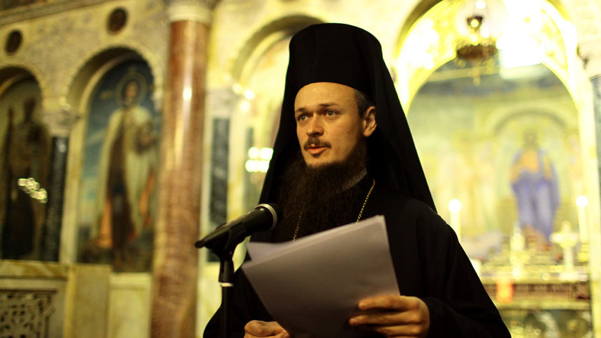 Архимандрит Дионисий в храм "Св. Александър Невски"