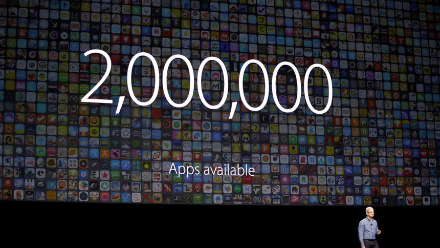 Компанията се похвали с 2 млн. приложения в App Store.