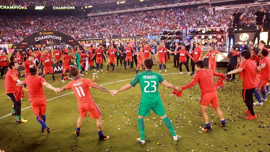 Шампионската радост на чилийците