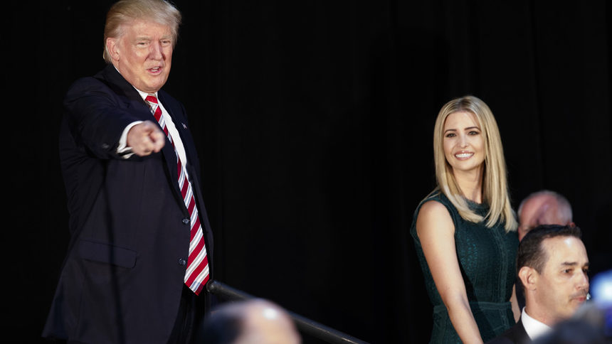 Дъщерята на Тръмп, Иванка, бе една от основните фигури в кампанията му.