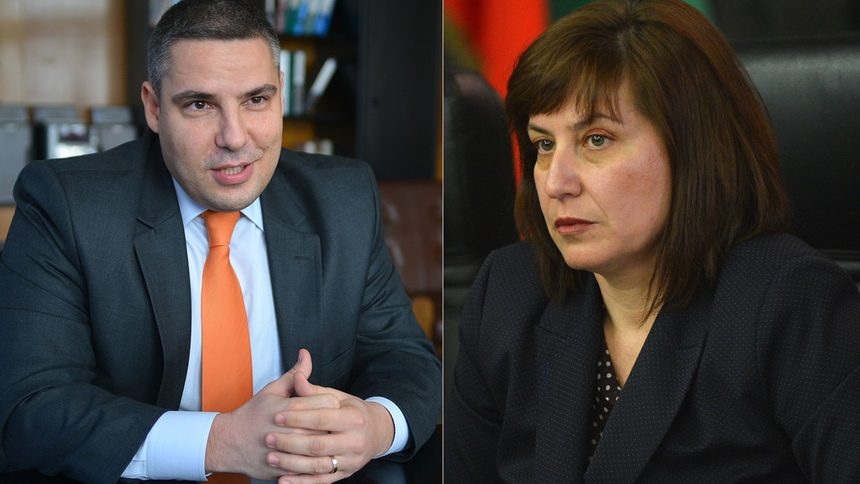 Председателят на Софийския районен съд в оставка Методи Лалов и главният инспектор Теодора Точкова