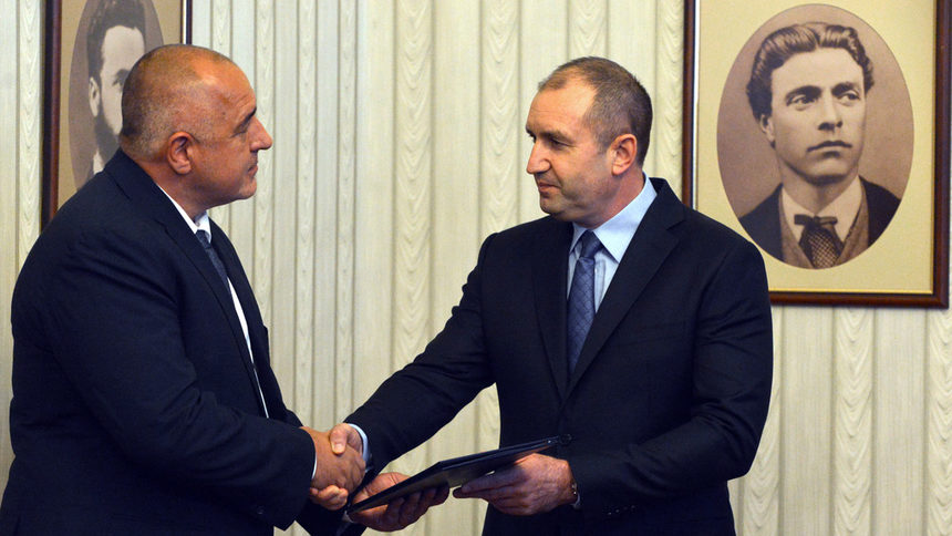 Борисов прие мандата за съставяне на правителство