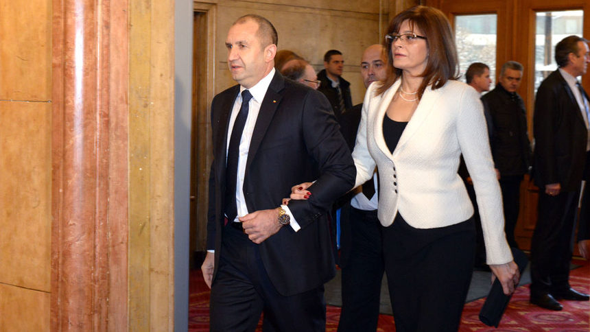 Десислава Радева с президента Румен Радев