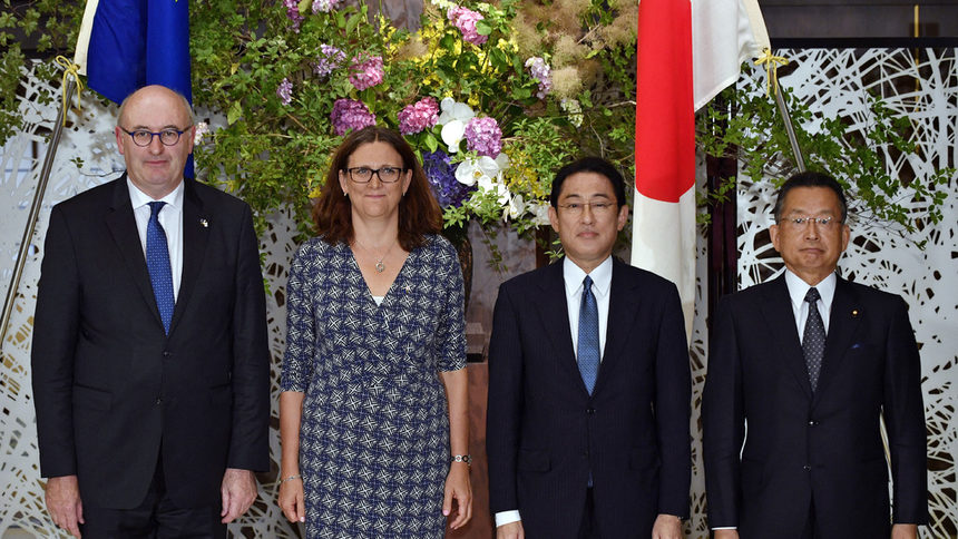 Япония и ЕС се договориха за свободна търговия