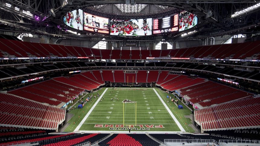 Отборът от НФЛ "Атланта фалкънс" играе на най-скъпия стадион в света