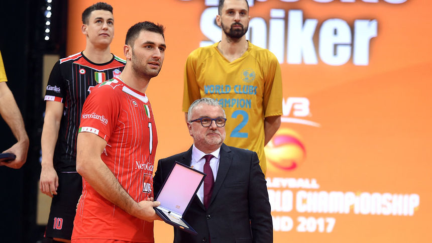 Цветан Соколов беше избран за най-добър диагонал в световното клубно първенство
