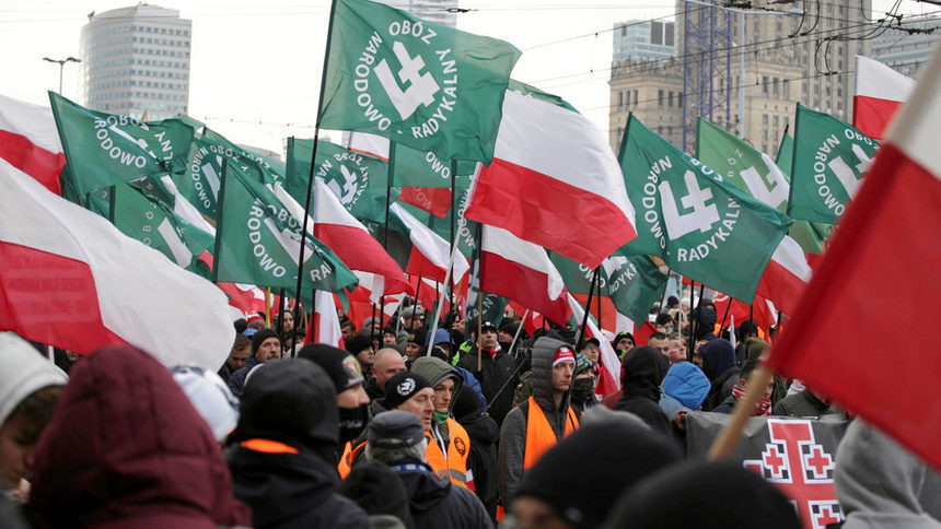Протести на крайнодесни в Полша