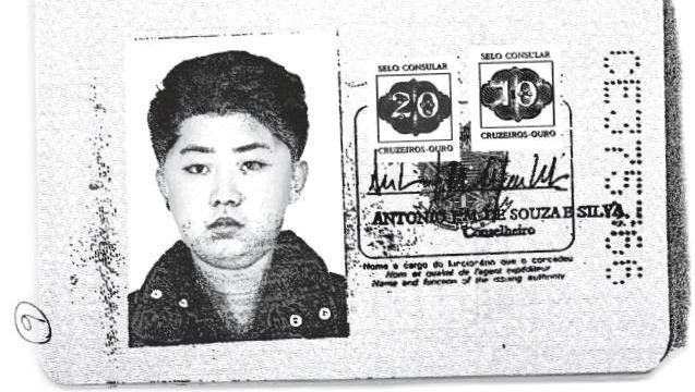 Бразилският паспорт, издаден на Ким Чен-ун