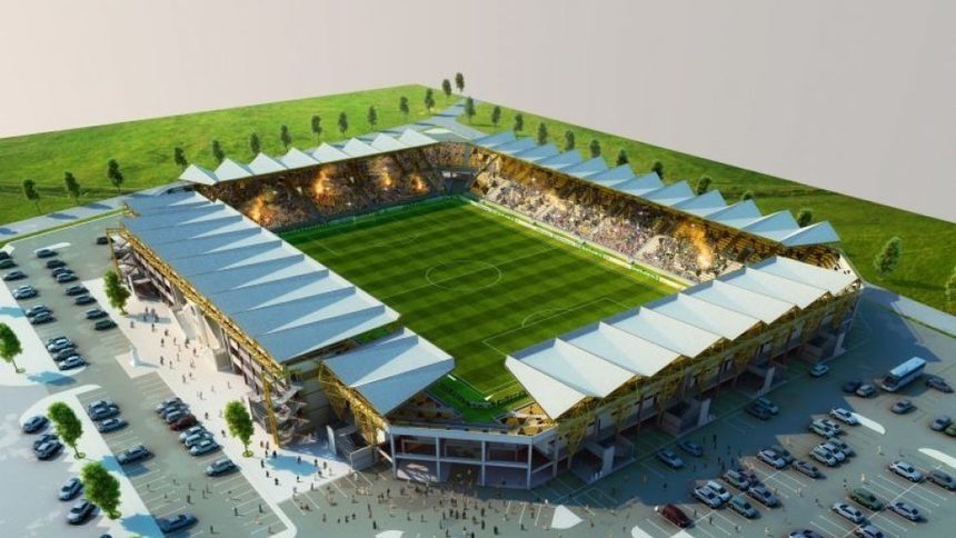 Така трябваше да изглежда стадионът според проекта на Цветан Василев от 2012 г.